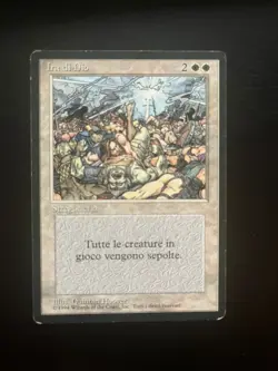 MTG WRATH OF GOD EXC - IRA DI DIO FBB BLACK BORDER VINTAGE - Image 1
