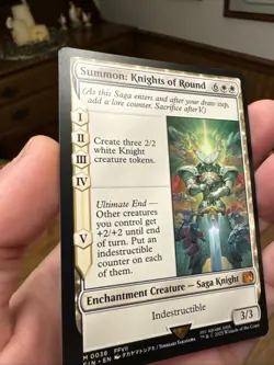 MTG Summon: Knights of Round M 0036 Final Fantasy Regular - Image 4