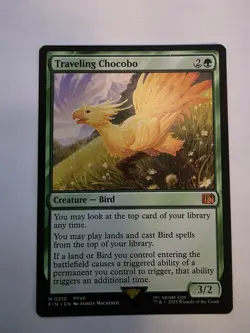 Traveling Chocobo 0210 Final Fantasy Non Foil Regular - Magic The Gathering - Image 1