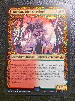 Magic MTG, Dire Overlord (Showcase) #311 (NM) Midnight Hunt MID - Image 3