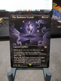 The Darkness Crystal - Borderless - Final Fantasy #335 Rare, NM, MTG - Image 1