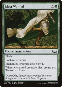 MTG Magic the Gathering Most Wanted (153/484) Streets of New Capenna NM - Image 1