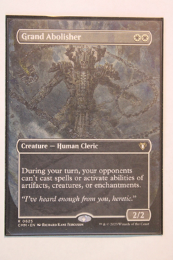 Grand Abolisher (Borderless) Commander Masters Regular - Image 1