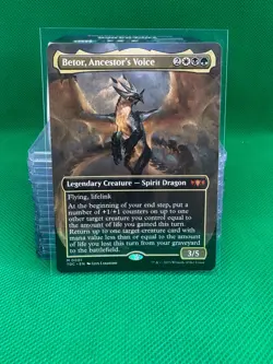 Betor, Ancestor's Voice BORDERLESS - Tarkir: Dragonstorm Commander TDC MTG - Image 1