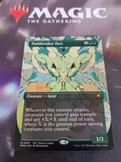 Mtg. Pathbreaker Ibex. Foil Borderless. Special Guest. Aetherdift. Pack Fresh - Image 1