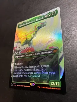 Ghalta, Stampede Tyrant (Borderless) the Lost Caverns of Ixalan Foil - Image 1