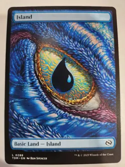 Basic Land Island Full Art 0288 Regular Magic The Gathering Tarkir Dragonstorm - Image 1