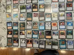 Mtg Value Lot x100 Magic The Gathering Seething Song Wellwisher Abjure Mp-Hp - Image 2