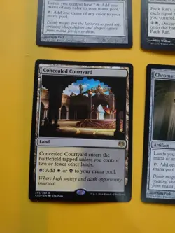 Rare x4 MTG card - Chromatic Lantern x2, Pack Rat, Concealed Courtyard. - Image 5