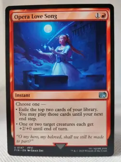 Magic MTG - Opera Love Song - Final Fantasy - NMINT #0147 - Image 1