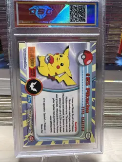 DSG Gem Mint 10 ~ Pikachu #25 ~ 1999 Topps Pokemon TV Animation ~ LOW POP!! - Image 2