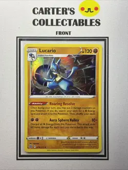 Pokemon TCG Lucario Sword & Shield: Brilliant Stars 079/172 Holo Holo Rare - Image 1