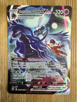 Shadow Rider Calyrex VMAX - TG18/TG30 - Pokemon Astral Radiance Ultra Rare NM - Image 1