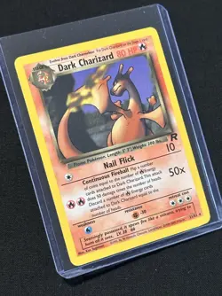 Pokemon Dark Charizard Card 21/82 - Stage 2 / 80 HP - Image 1