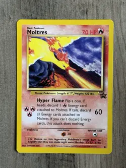 MOLTRES #21 ARTICUNO #22Aoki ERROR Black Star Promo WOTC Pokemon TCG 2 Card Set - Image 2