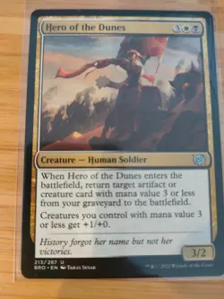 MTG Hero of the Dunes 213 The Brothers' War M/NM Free UK P&P - Image 1