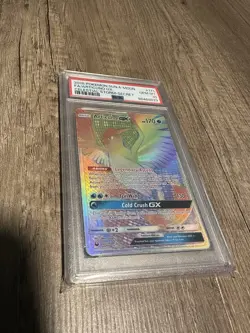 Articuno GX 171/168 Secret Rainbow Rare Celestial Storm Pokemon Card PSA 10 - Image 1