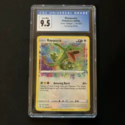 Rayquaza 2020 Old CGC 9.5 Now CGC 10 Gem Mint Vivid Voltage Amazing Rare 138 - Image 1