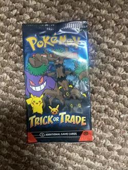 POKEMON TRICK OR TRADE 2024 SEALED BOOSTER PACK HALLOWEEN - Image 1