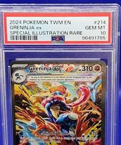 2024 POKEMON TWILIGHT MASQUERADE SPECIAL ILLUSTRATION RARE GRENINJA EX PSA 10 - Image 4