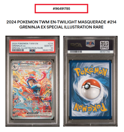 2024 POKEMON TWILIGHT MASQUERADE SPECIAL ILLUSTRATION RARE GRENINJA EX PSA 10 - Image 5
