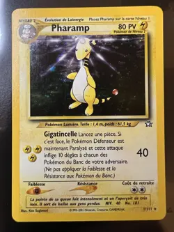 Ampharos 1 /111 Pokemon Neo Genesis Holo / French / Pharamp / Mint - Image 1