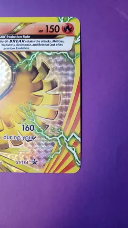 Ho-Oh Break LP XY154 Black Star Promo Jumbo Holo Pokemon - Image 3