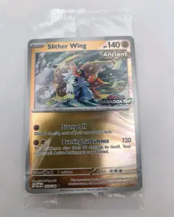 Slither Wing 107/182 Paradox Rift Best Buy 2023 Promo Stamp *SEALED* Pokemon TCG - Image 1