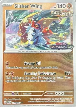 Slither Wing 107/182 Paradox Rift Best Buy 2023 Promo Stamp *SEALED* Pokemon TCG - Image 4