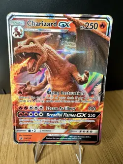 Pokemon Charizard GX SM195 Detective Pikachu Holo Black Star Promo DMG - Image 1