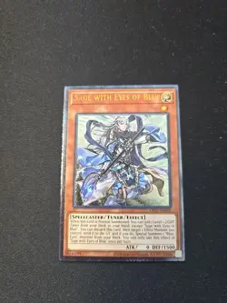 Yugioh - Sage With Eyes of Blue Ultimate Rare OP27-EN001, Near Mint, Unlimited - Image 1