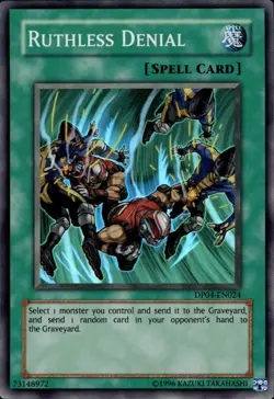 Ruthless Denial - Super Rare DP04-EN024 - NM - YuGiOh - Image 1