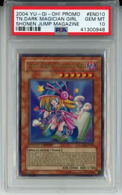 2004 YUGIOH JUMP-EN010 TOON DARK MAGICIAN GIRL ULTRA PSA 10 GEM MINT #41300948 - Image 1