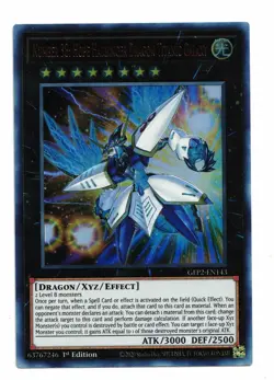 Yu-Gi-Oh Number 38 Hope Harbinger Dragon Titanic Galaxy GFP2-EN143 1st Ultra! NM - Image 1