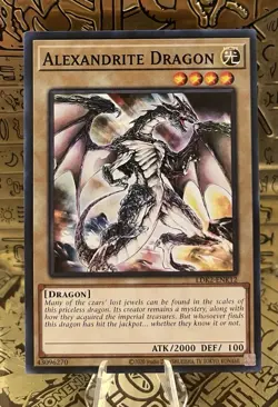 Yugioh! Alexandrite Dragon LDK2-ENK12 Legendary Decks II Unlimited NM - Image 1