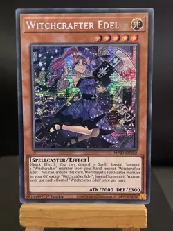 Yugioh! Card Witchcrafter Edel MP20-EN222 1st Edition Near Mint - Image 1