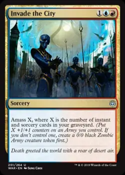 Invade the City -Foil Near Mint MTG War of the Spark - Image 1