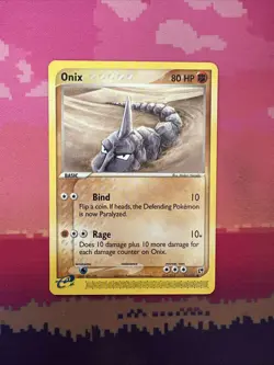 Pokemon Card Onix EX Sandstorm Common 71/100 Near Mint - Image 1