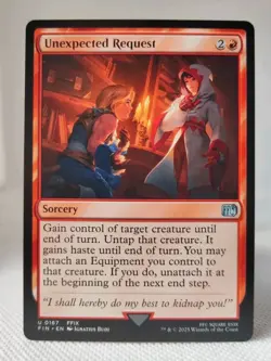 Magic MTG - Unexpected Request - Final Fantasy - NMINT #0167 - Image 1