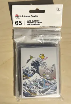 Great Wave Pikachu & Friends Card Sleeves (65 Sleeves) Pokemon TCG From PC - Image 1