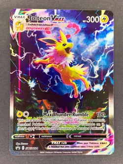 Jolteon VMAX SWSH184 Sword & Shield 2021 English Pokemon Card - Image 1