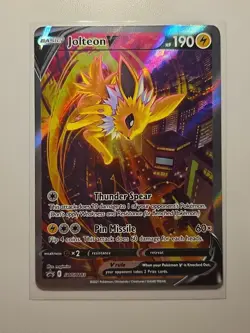 Jolteon V SWSH183 SWSH: Sword & Shield Promo Cards Holo NM 2 - Image 1