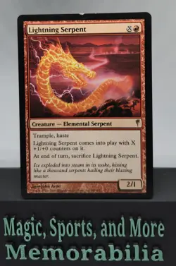 MTG Lightning Serpent Coldsnap Regular Rare Magic The Gathering MP - Image 1