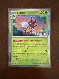 Ledian Prerelease Promo Pokemon Card SVP 133 NM - Image 1