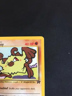 Pokemon Cards: Team Rocket 1st Edition Common: Mankey 61/82 - Image 3