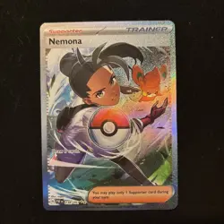 Nemona 238/091 Sv: Paldean Fates Holo Card Near Mint Condition Pokemon Card - Image 1