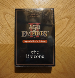 Age of Empires II Expandable Card Game The Britons SEALED Card Starter Deck OOP - Image 1