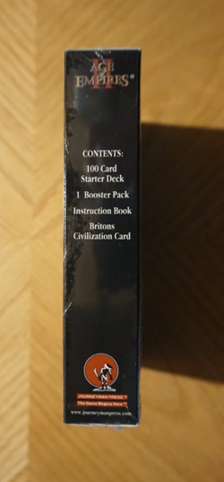 Age of Empires II Expandable Card Game The Britons SEALED Card Starter Deck OOP - Image 3