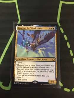 MTG Magic The Gathering Kastral, The Windcrested BLB Rare Bird Commander - Image 1
