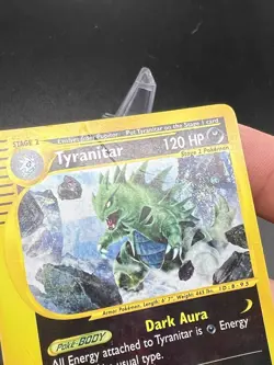 Pokemon Card - Tyranitar Expedition Base Set 29/165 Reverse Holo HP/DMG Zc1 - Image 2